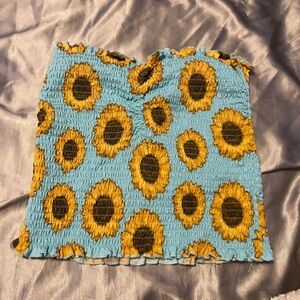 Flower crop top